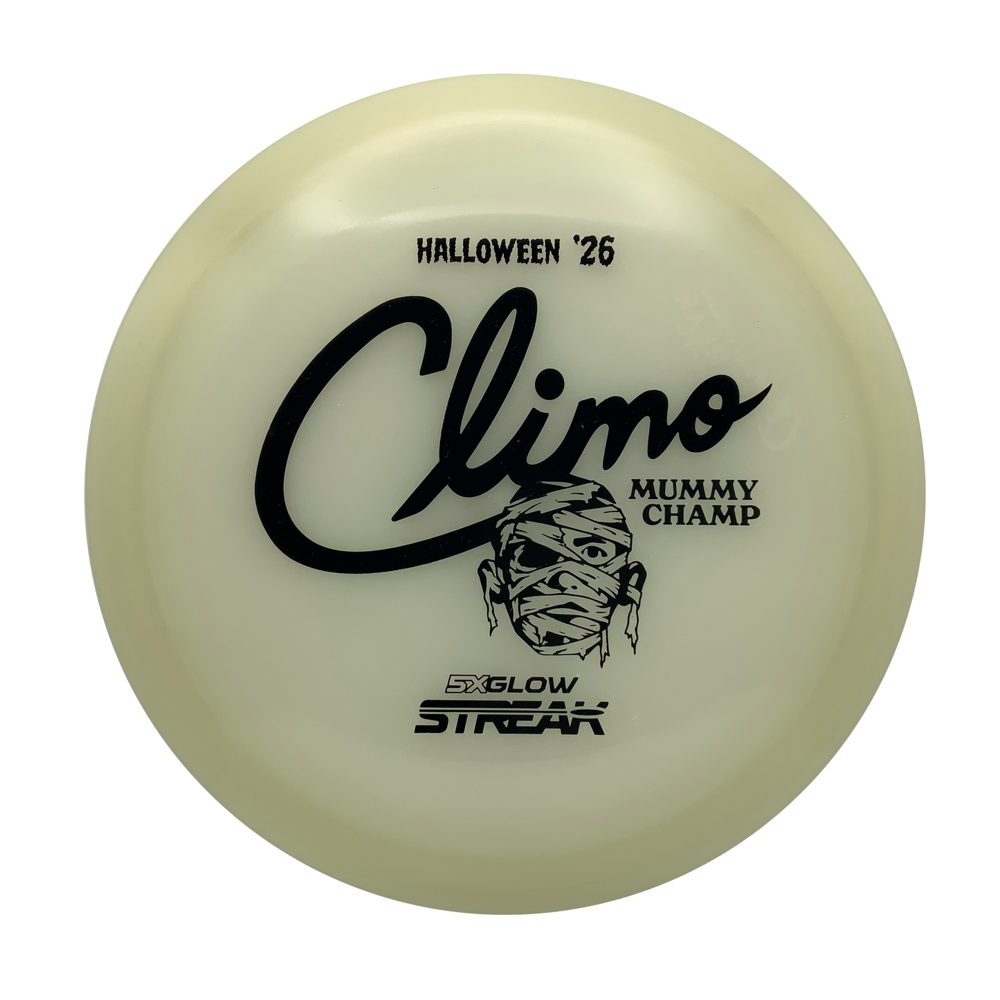 Climo Disc Golf Streak - 2026 Halloween Mega Glo #2 - 177 - Astro Discs TX - Houston Disc Golf
