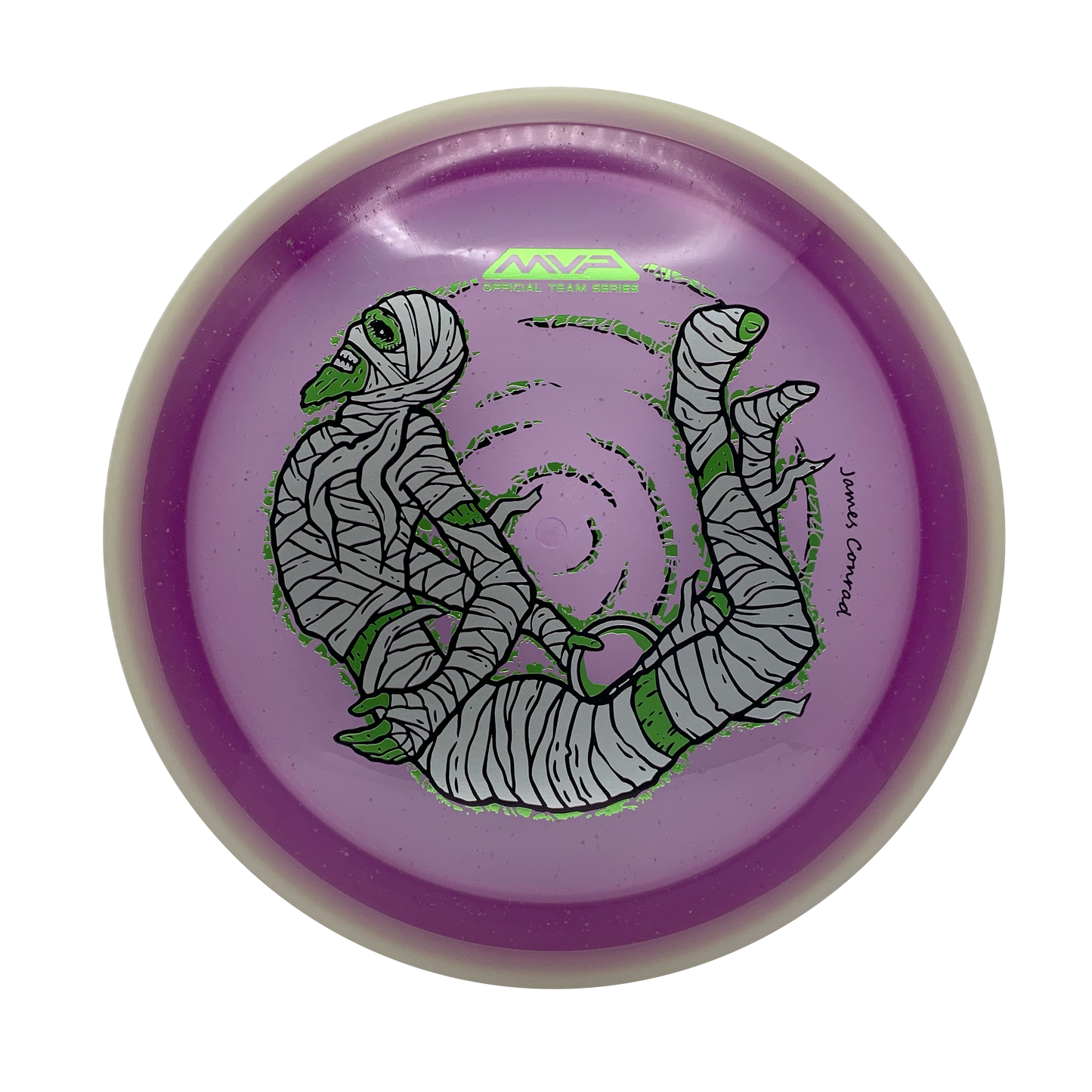 MVP Trail - James Conrad Halloween Team Series Eclipse Rim Particle Proton #4 - 164 - Astro Discs TX - Houston Disc Golf