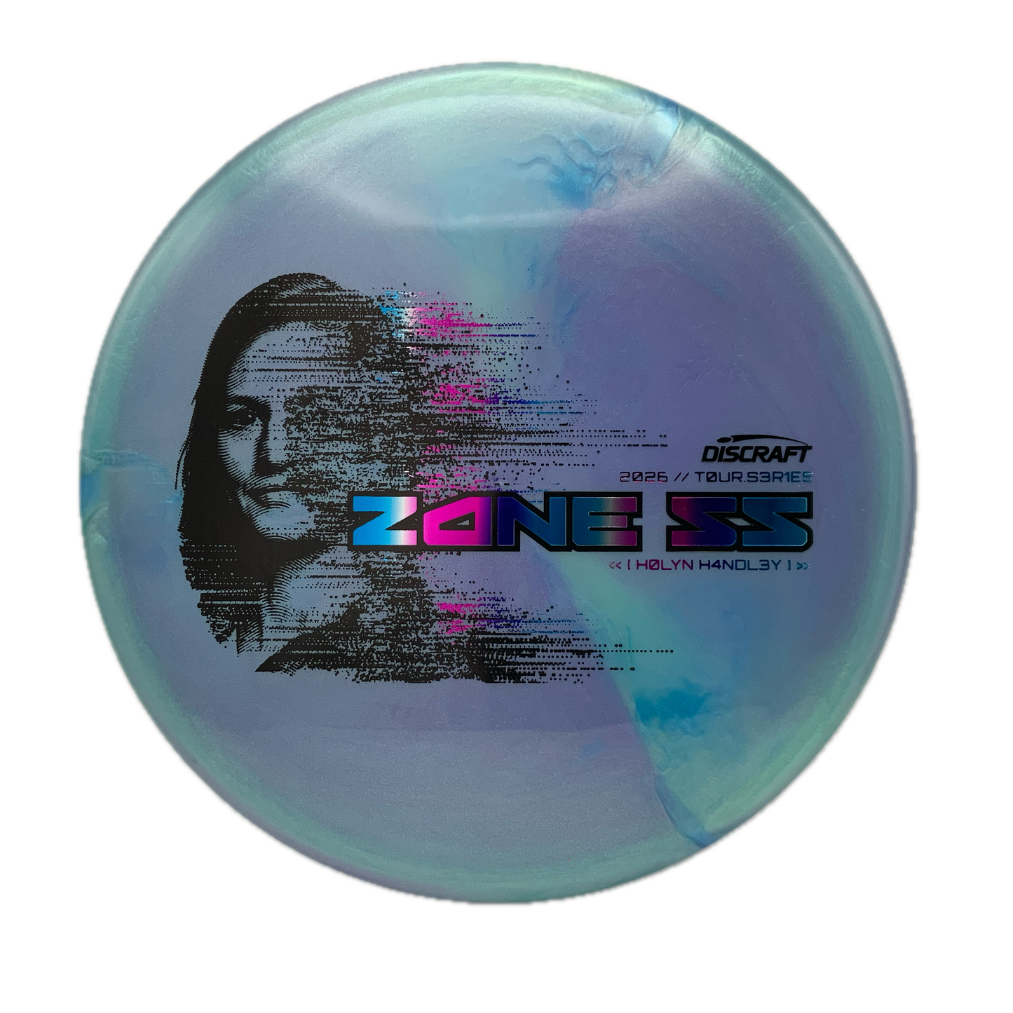 Astro Discs TX Zone SS - 2026 Tour Series Special Blend Titanium x Big Z Swirl #2 - 173-174 - Astro Discs TX - Houston Disc Golf